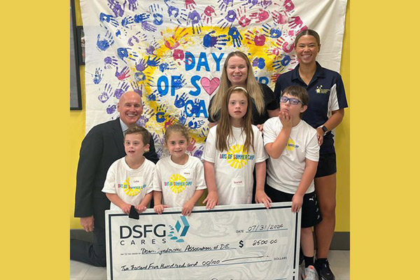 DSFG donates to Down Syndrome Associate of Delaware