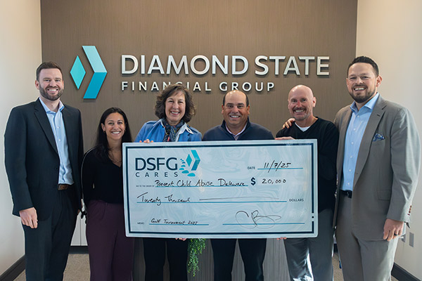 DSFG donates to Prevent Child Abuse Delaware
